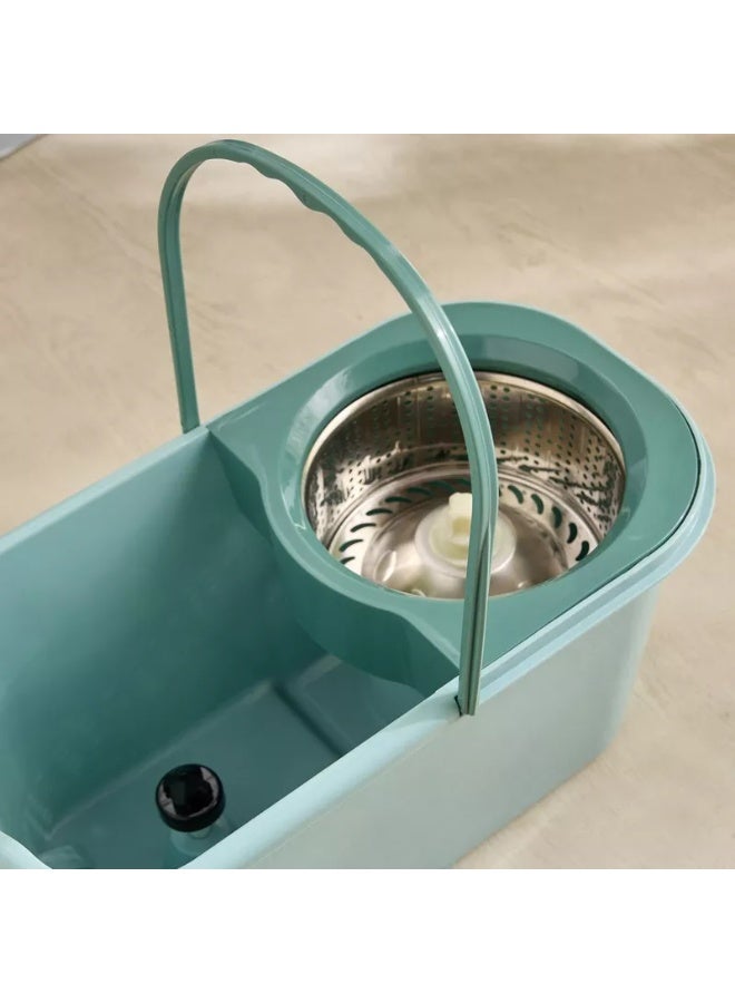 هوم بوكس ممسحة دوارة 360 درجة ودلو بمقبض قابل للتمديد - Image 4